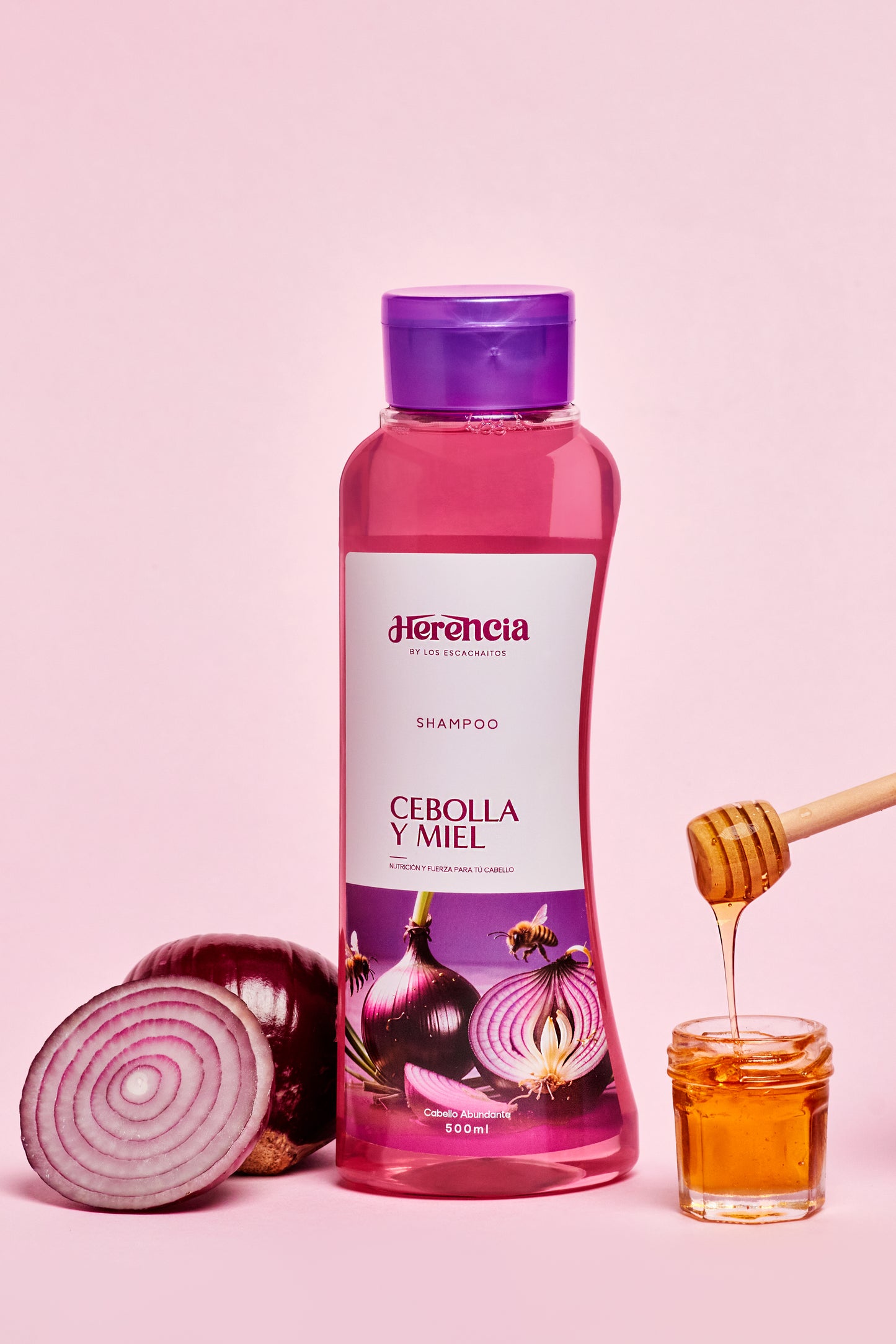 Shampoo Cebolla Morada y Miel