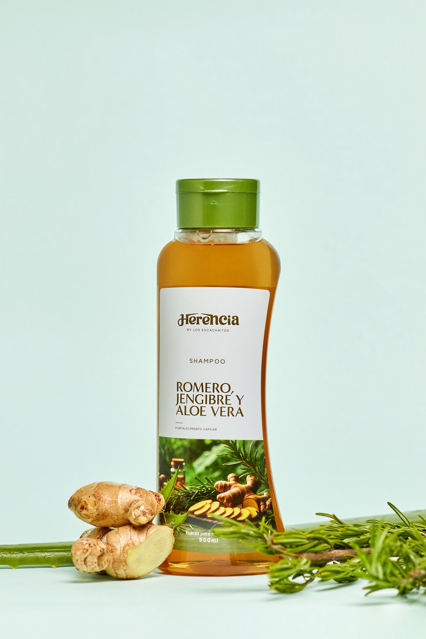 Shampoo de Romero, Jengibre y Aloe Vera
